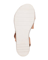 Damen Ledersandalen mit beigen Riemen & silberner Schnalle, Bequeme Sommer Sandalen, Elegante Sommerschuhe für Alltag & Strand, Beige