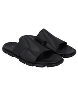 Herren Ledersandalen mit breiter Passform, Bequeme Sandalen mit Extra Weite, Orthopädische Sommerschuhe für Alltag & Outdoor, Schwarz
