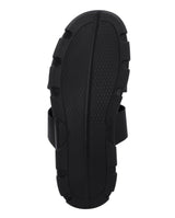 Herren Ledersandalen mit breiter Passform, Bequeme Sandalen mit Extra Weite, Orthopädische Sommerschuhe für Alltag & Outdoor, Schwarz