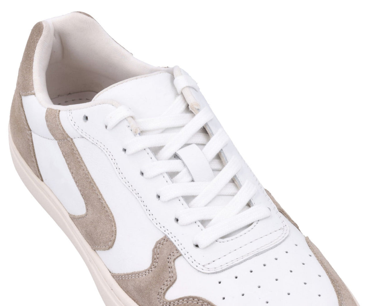 Herren Leder Sneaker Echtleder mit flexibler Sohle, Bequeme Freizeitschuhe, Sportliche Halbschuhe für Alltag & Freizeit, Hellbraun
