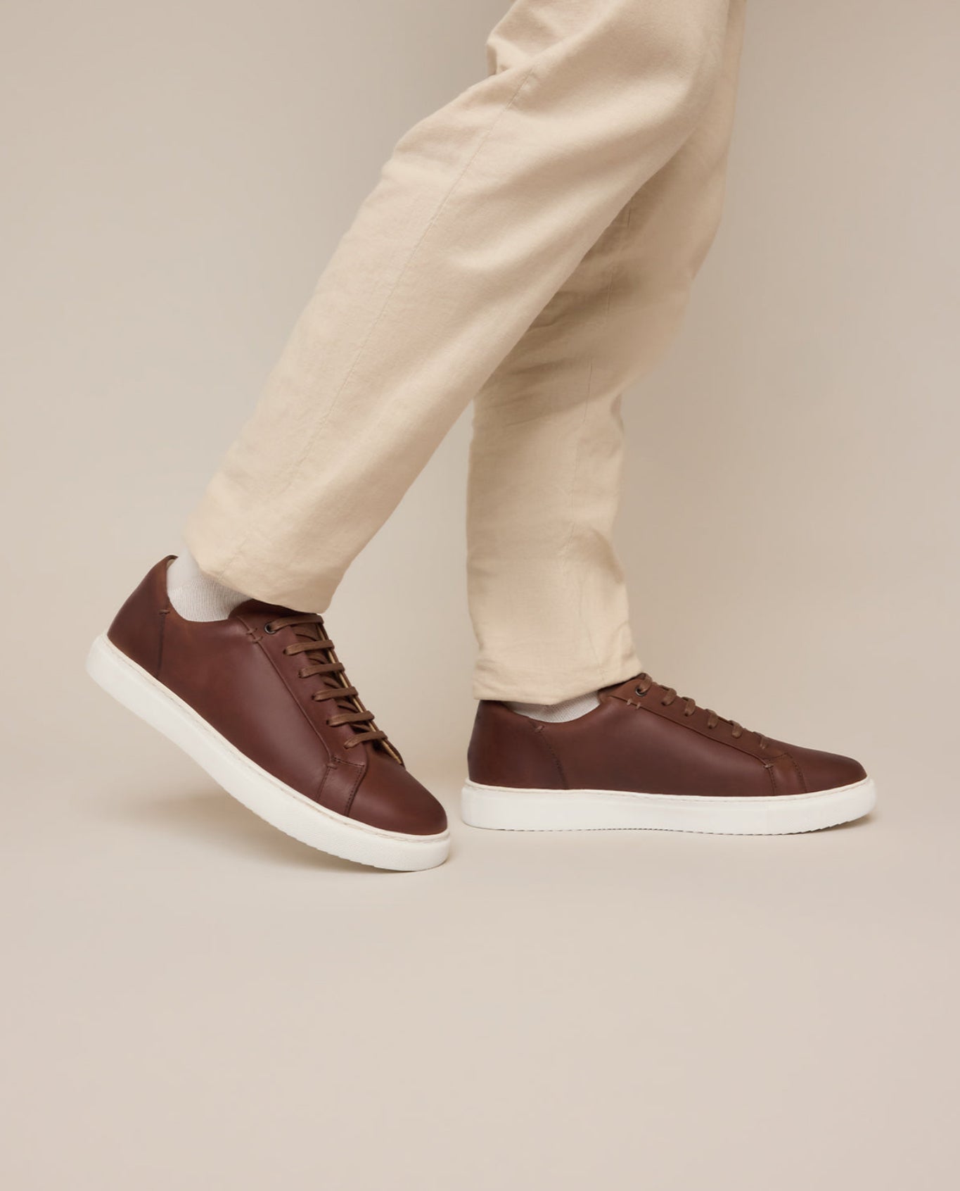 Herren Lederschuhe Echtleder mit weich gepolstertem Fersenbereich, Bequeme Business Halbschuhe für Büro & Alltag, Braun