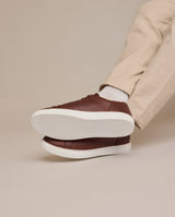 Herren Lederschuhe Echtleder mit weich gepolstertem Fersenbereich, Bequeme Business Halbschuhe für Büro & Alltag, Braun