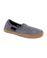 Damen Hausschuhe aus Schurwolle, Warme Wollpantoffeln, Kuschelige Hüttenschuhe für Herbst & Winter, Grau, Made in Austria