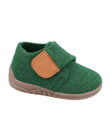 Kinder Sneaker mit Klettverschluss, Bequeme Turnschuhe für Jungen & Mädchen, Leichte Freizeitschuhe für Kita & Alltag, Dunkelgrün