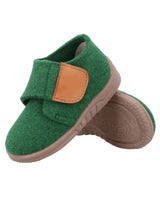 Kinder Sneaker mit Klettverschluss, Bequeme Turnschuhe für Jungen & Mädchen, Leichte Freizeitschuhe für Kita & Alltag, Dunkelgrün