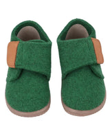 Kinder Sneaker mit Klettverschluss, Bequeme Turnschuhe für Jungen & Mädchen, Leichte Freizeitschuhe für Kita & Alltag, Dunkelgrün