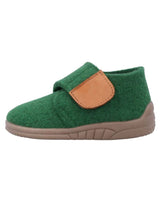 Kinder Sneaker mit Klettverschluss, Bequeme Turnschuhe für Jungen & Mädchen, Leichte Freizeitschuhe für Kita & Alltag, Dunkelgrün