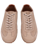 Herren Leder Sneaker Echtleder im sportlichen Stil, Bequeme Freizeitschuhe, Elegante Halbschuhe für Alltag & Business, Hellbraun