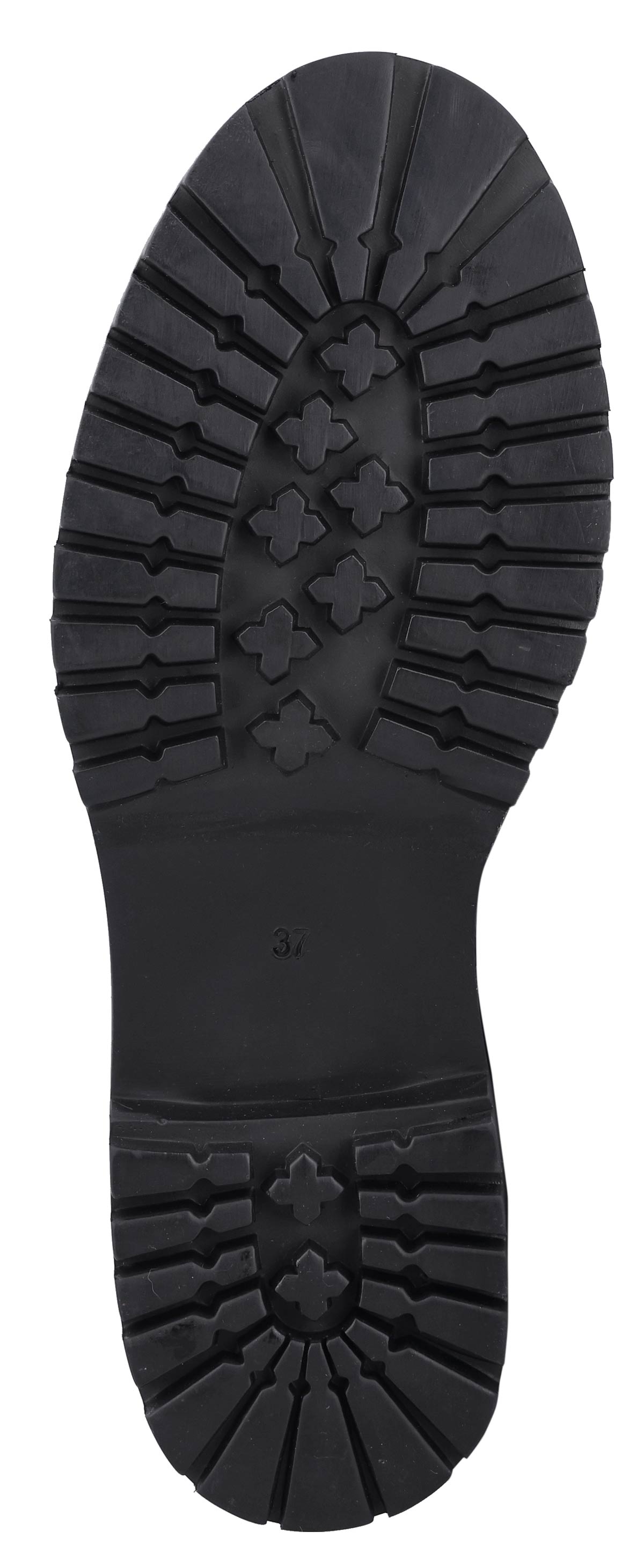 Damen Lederstiefelette mit Schnürung & Reißverschluss, Echtleder Boots, Elegante Business Stiefeletten für Herbst & Winter, Schwarz