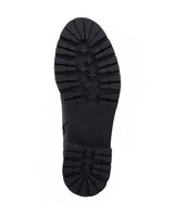 Damen Lederstiefeletten mit Reißverschluss & Schnürung, Echtleder Boots, Elegante Business Stiefeletten für Herbst & Winter, Schwarz