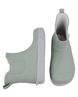 Kinder Gummistiefel leicht & flexibel, Bequeme Regenstiefel für Jungen & Mädchen, Kurze Matschstiefel für Kita & Outdoor, Hellgrün