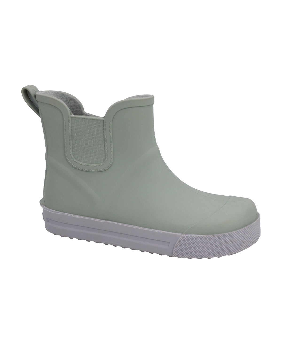 Kinder Gummistiefel leicht & flexibel, Bequeme Regenstiefel für Jungen & Mädchen, Kurze Matschstiefel für Kita & Outdoor, Hellgrün