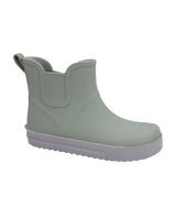 Kinder Gummistiefel leicht & flexibel, Bequeme Regenstiefel für Jungen & Mädchen, Kurze Matschstiefel für Kita & Outdoor, Hellgrün