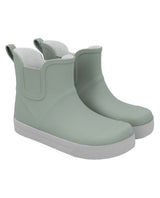 Kinder Gummistiefel leicht & flexibel, Bequeme Regenstiefel für Jungen & Mädchen, Kurze Matschstiefel für Kita & Outdoor, Hellgrün