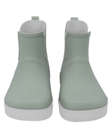 Kinder Gummistiefel leicht & flexibel, Bequeme Regenstiefel für Jungen & Mädchen, Kurze Matschstiefel für Kita & Outdoor, Hellgrün