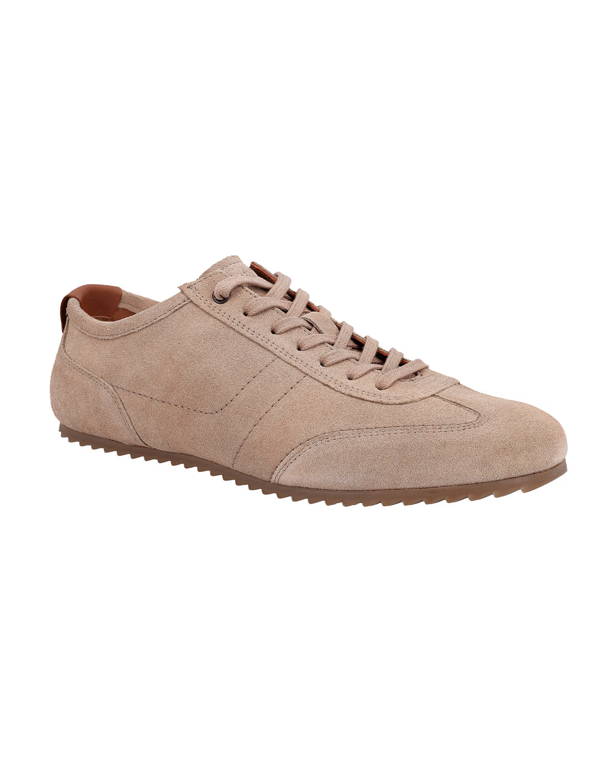Herren Leder Sneaker Echtleder im sportlichen Stil, Bequeme Freizeitschuhe, Elegante Halbschuhe für Alltag & Business, Hellbraun