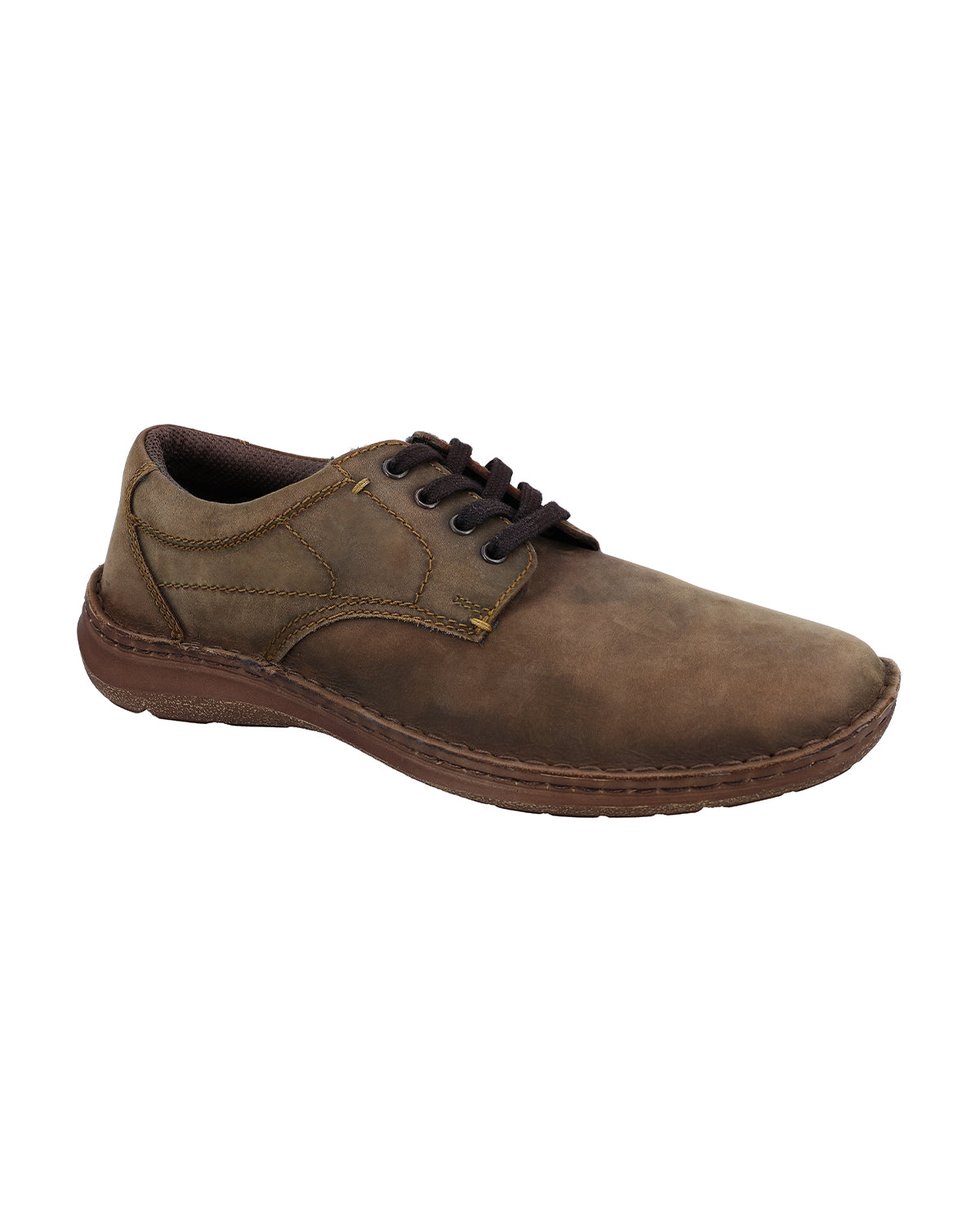 Herren Lederschuhe Echtleder mit hohem Tragekomfort, Bequeme Business Halbschuhe, Elegante Schnürschuhe für Büro & Alltag, Braun